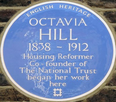 Octavia Hill, Social Reformer, Blue Plaques